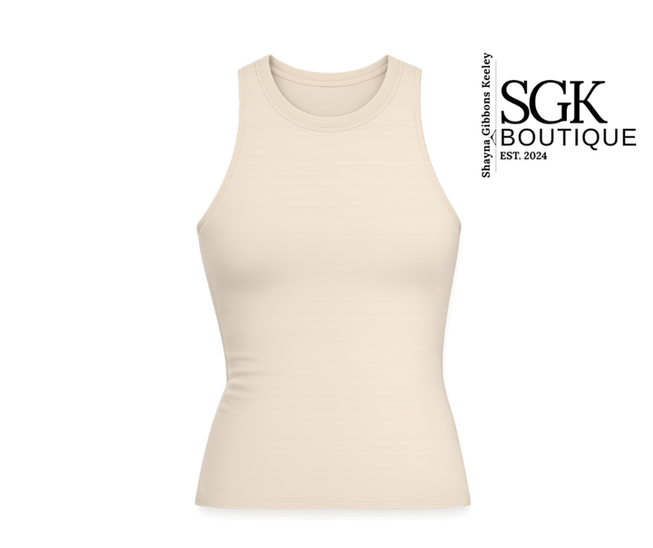 Beige | Round Smooth Tank