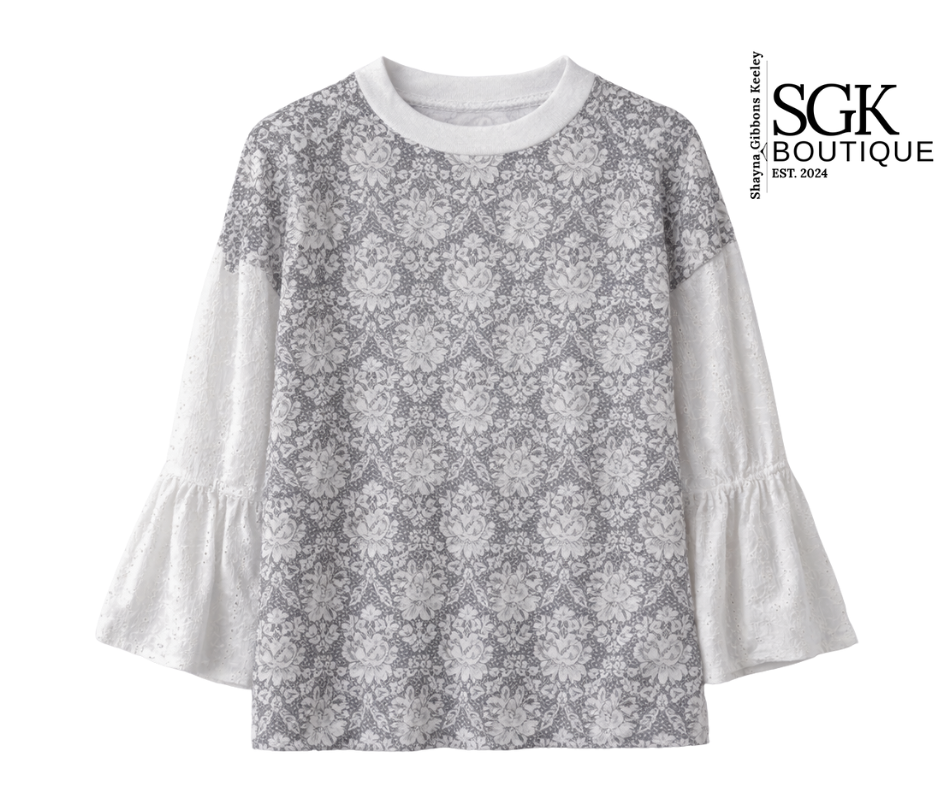Crochet Knit|Lightweight Patterned Top