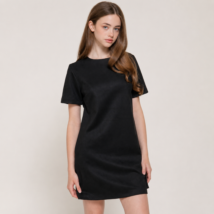 Faux Suede | Shift Dress