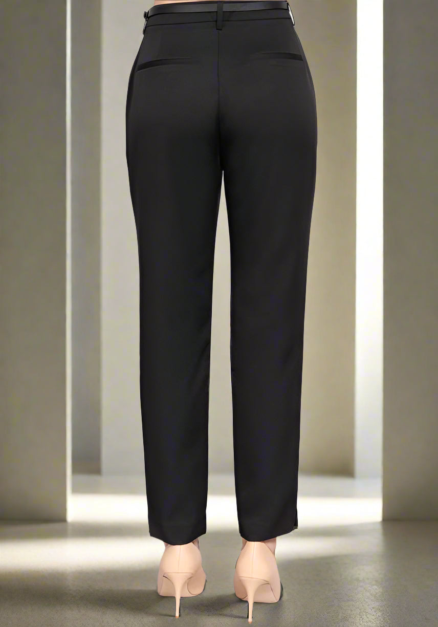 Black pants on a white background