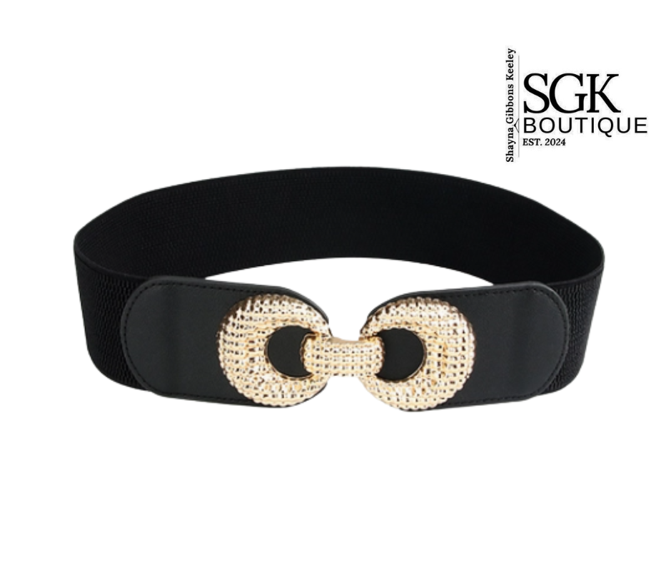 Gold Accent Stretch Belt