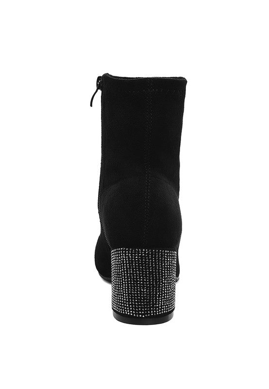 Embellished Block Boot