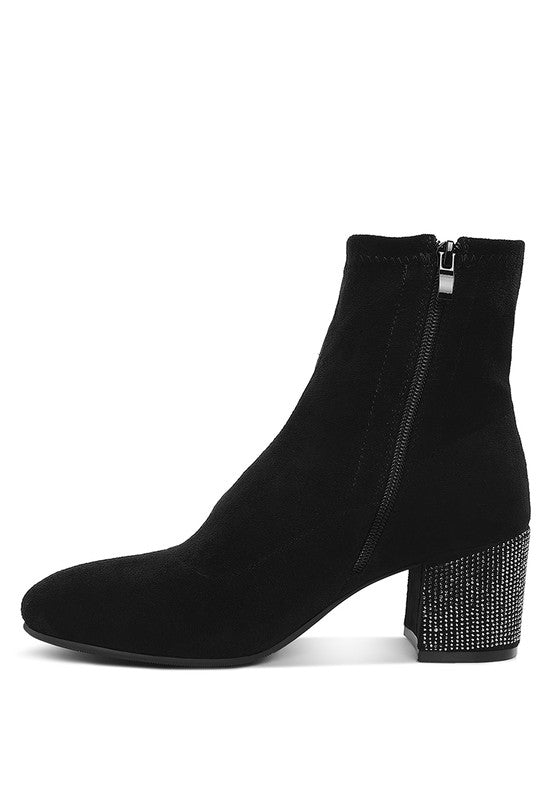 Embellished Block Boot