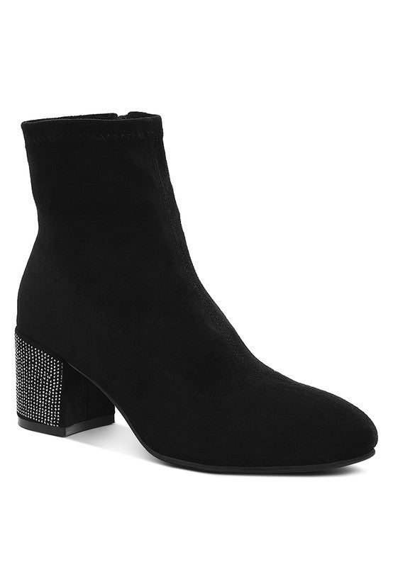 Embellished Block Boot