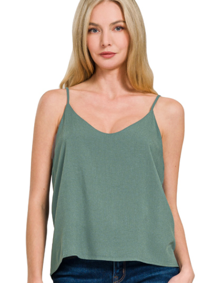 WOVEN CAMI
