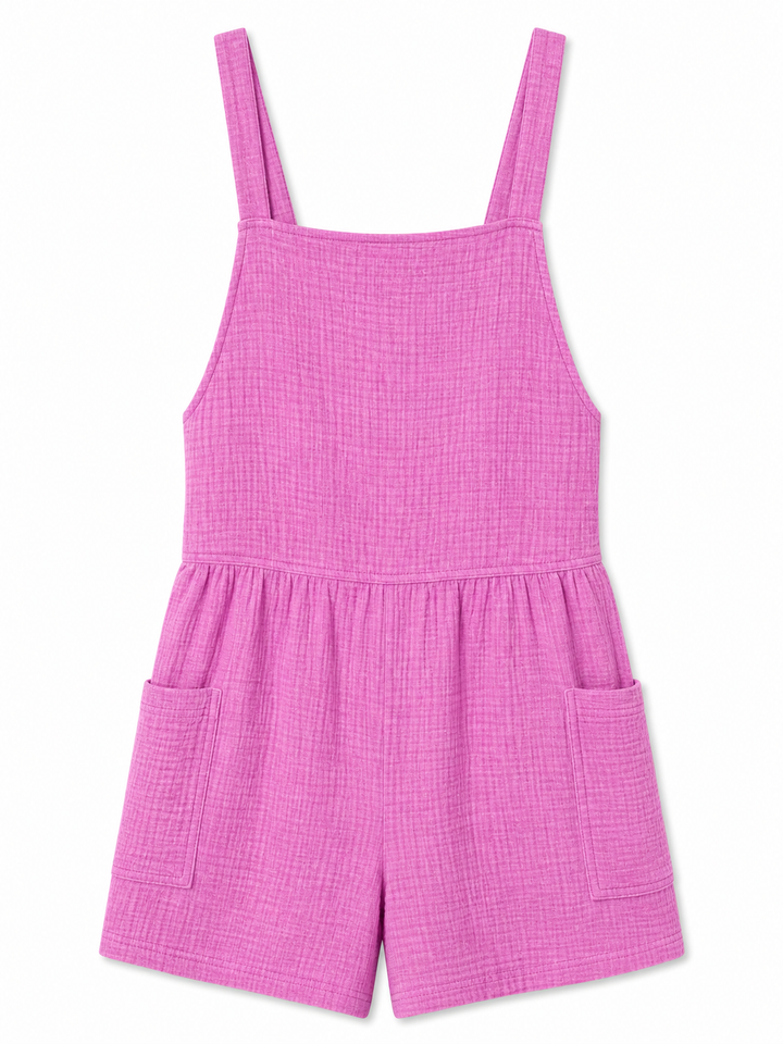 Gauze | Tie Back Romper