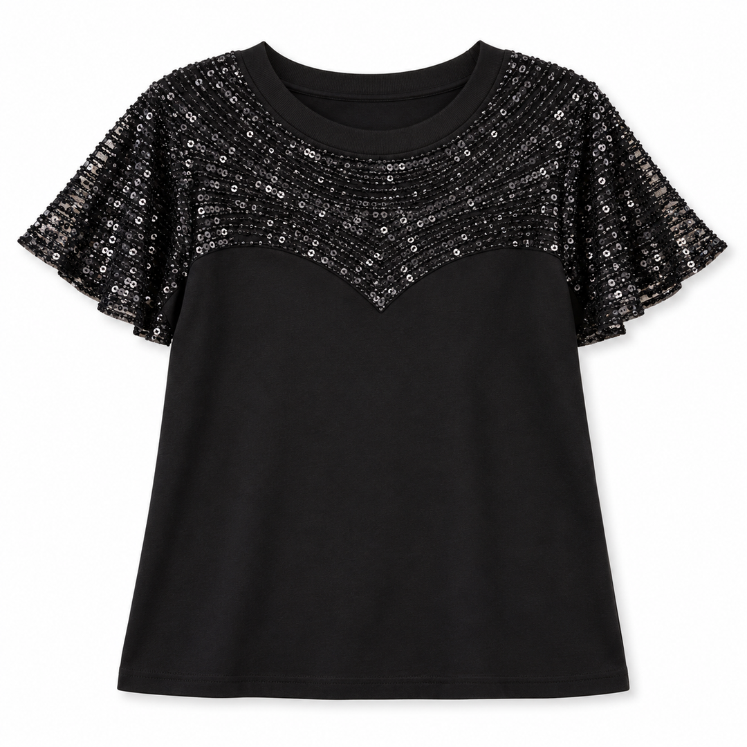 Embellished Knit | Top