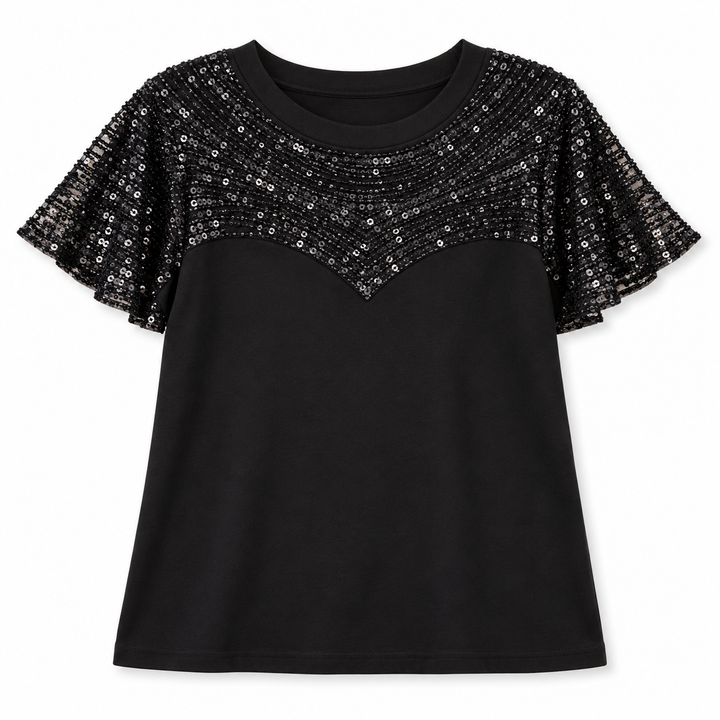Embellished Knit | Top