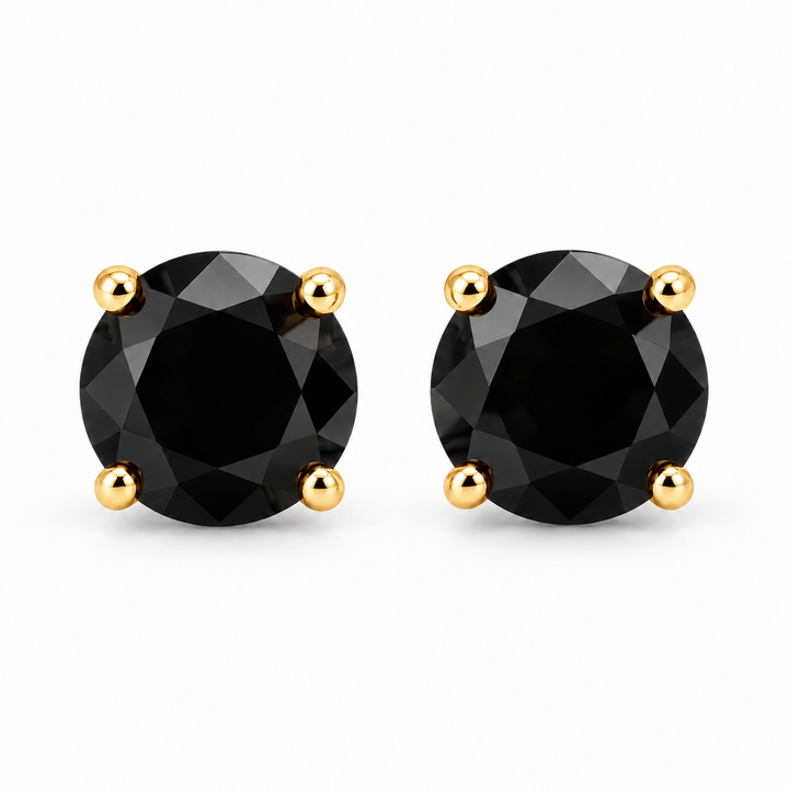 Black | Crystal Stud