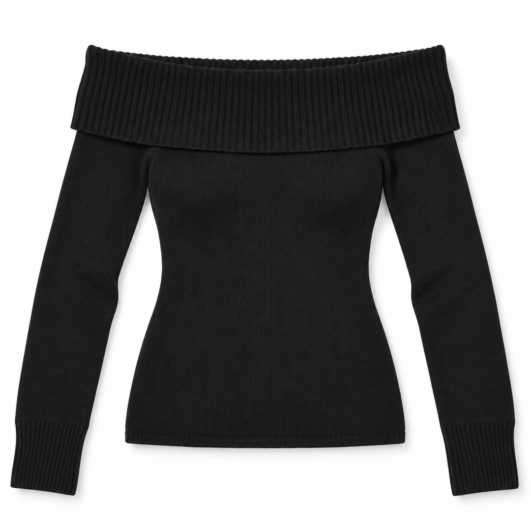 Ribbed Fitted | Off Shoulder Top