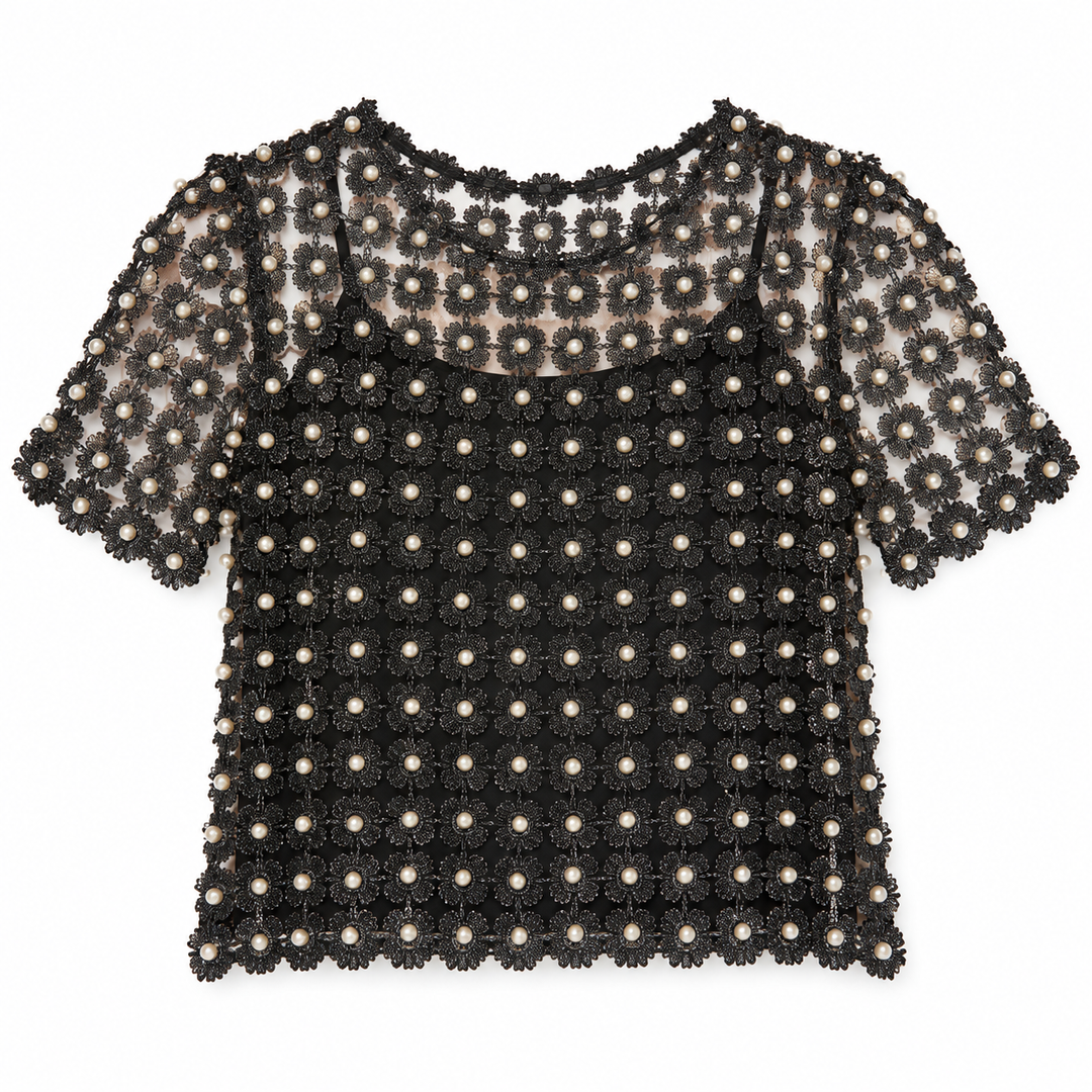 Pearl | Beaded Top