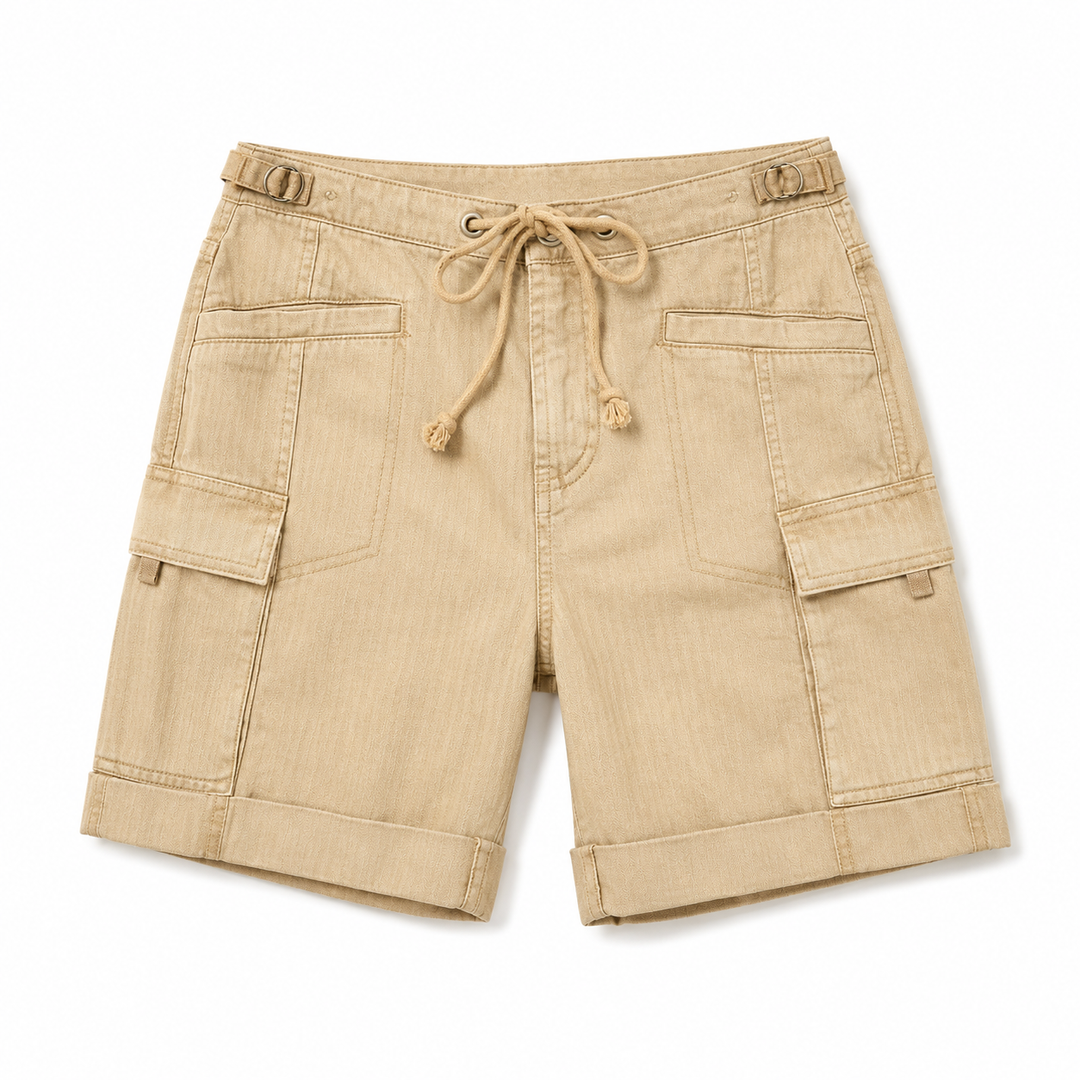 Latte Mid-Rise | Cargo Shorts