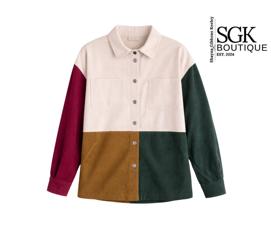 Snap Corduroy Jacket