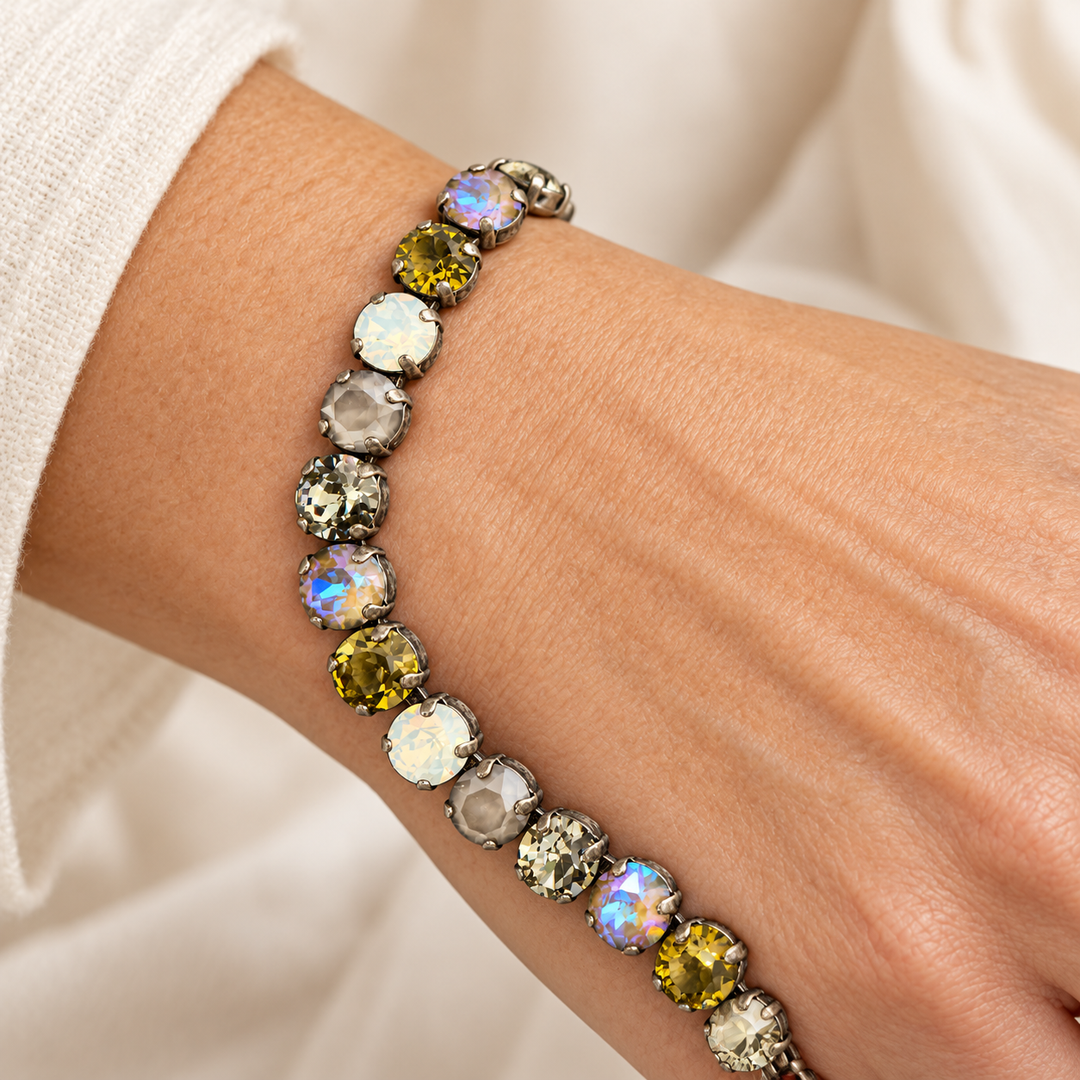 Khaki Silver | Link Bracelet