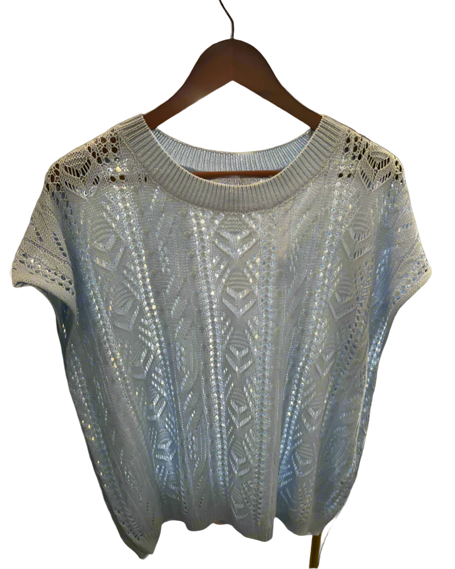 FINAL SALE: OPEN WEAVE DOLMAN