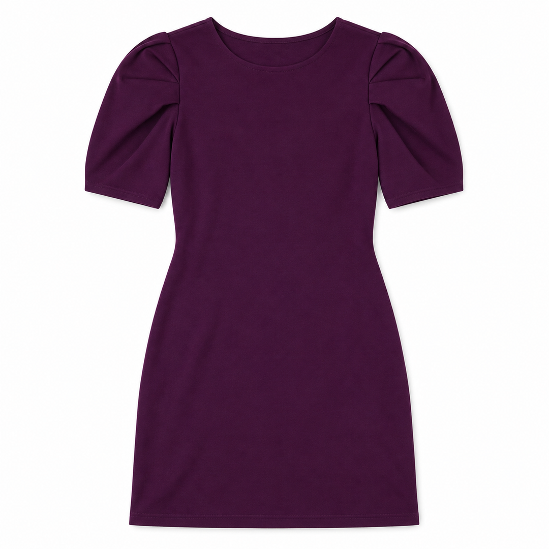 Puff Sleeve | Sheath Dress