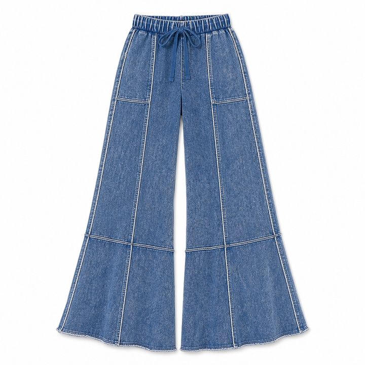 Classic Blue | Exposed Hem