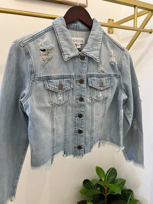 FRAYED EDGE DENIM