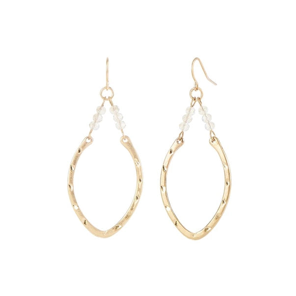 Dangle with Faceted Beads
