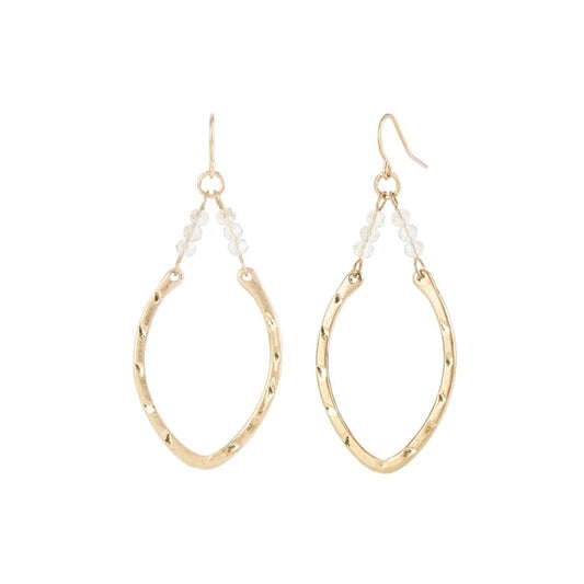 Dangle with Faceted Beads