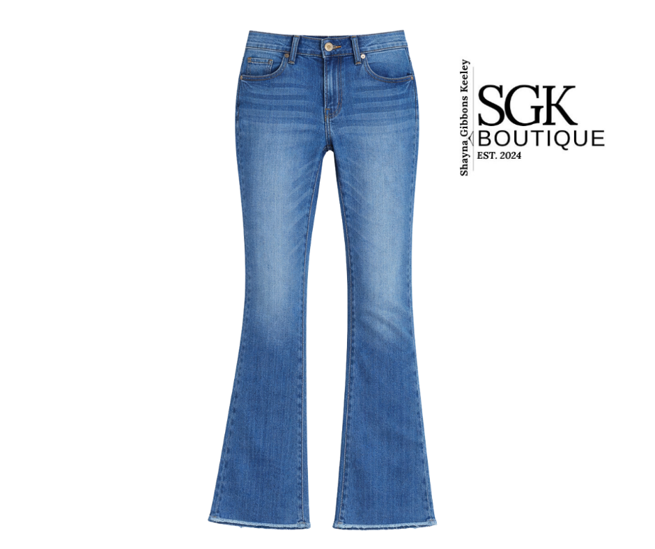 Gracie| 30" Raw Hem Bootcut