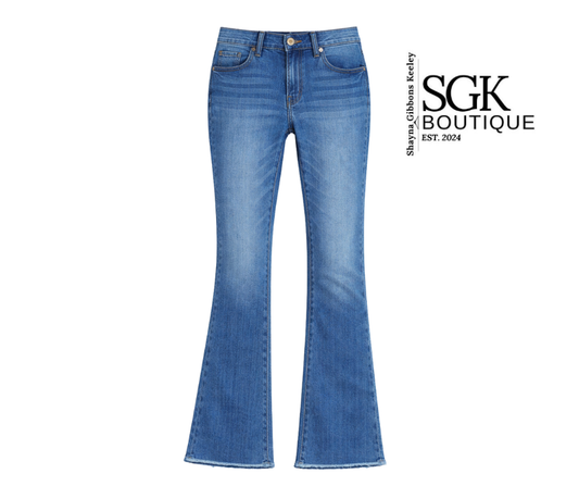 Gracie| 30" Raw Hem Bootcut