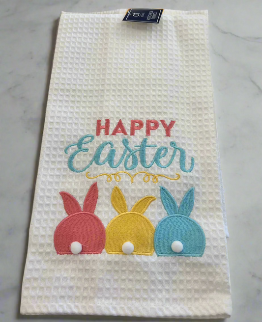 Easter Bunny Bum Kitchen Towel