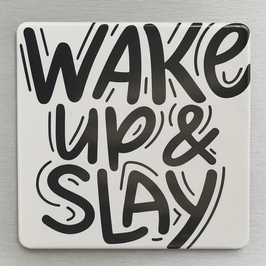 “Wake Up & Slay” Magnet
