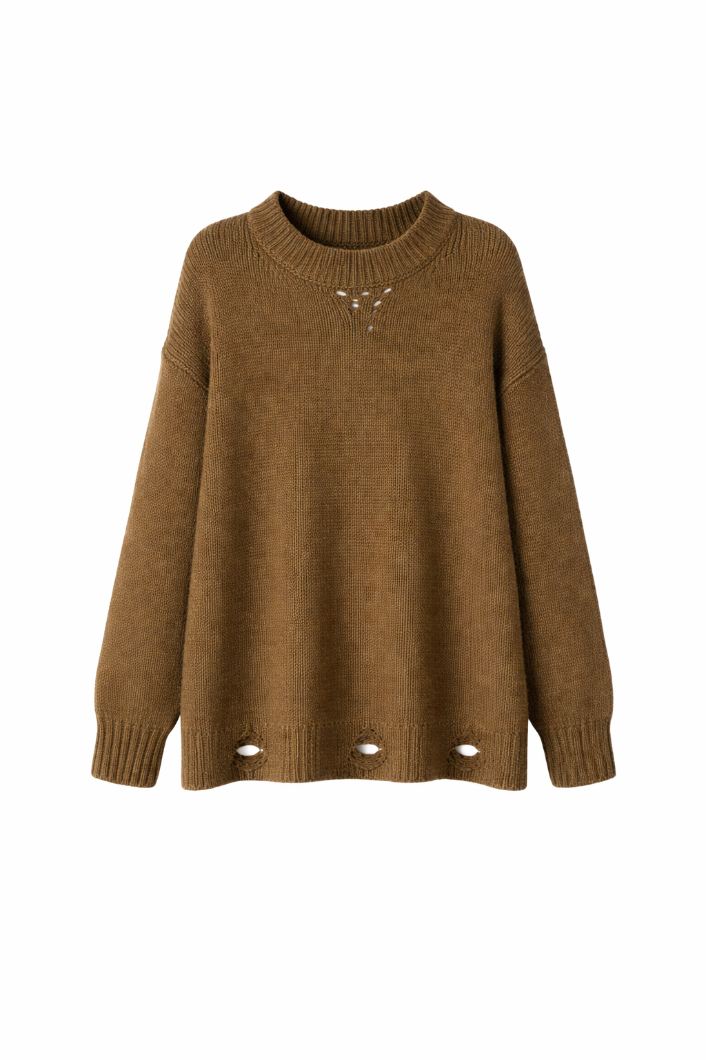 Distressed Sweater|Relaxed Sweater