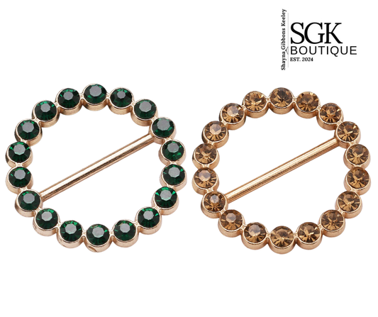 Crystal Accent Shirt Ring