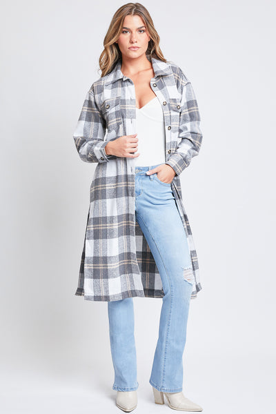 Plaid Shacket Duster