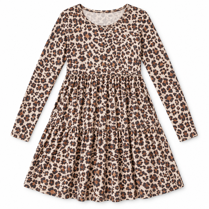 Leopard Print | Tiered Dress