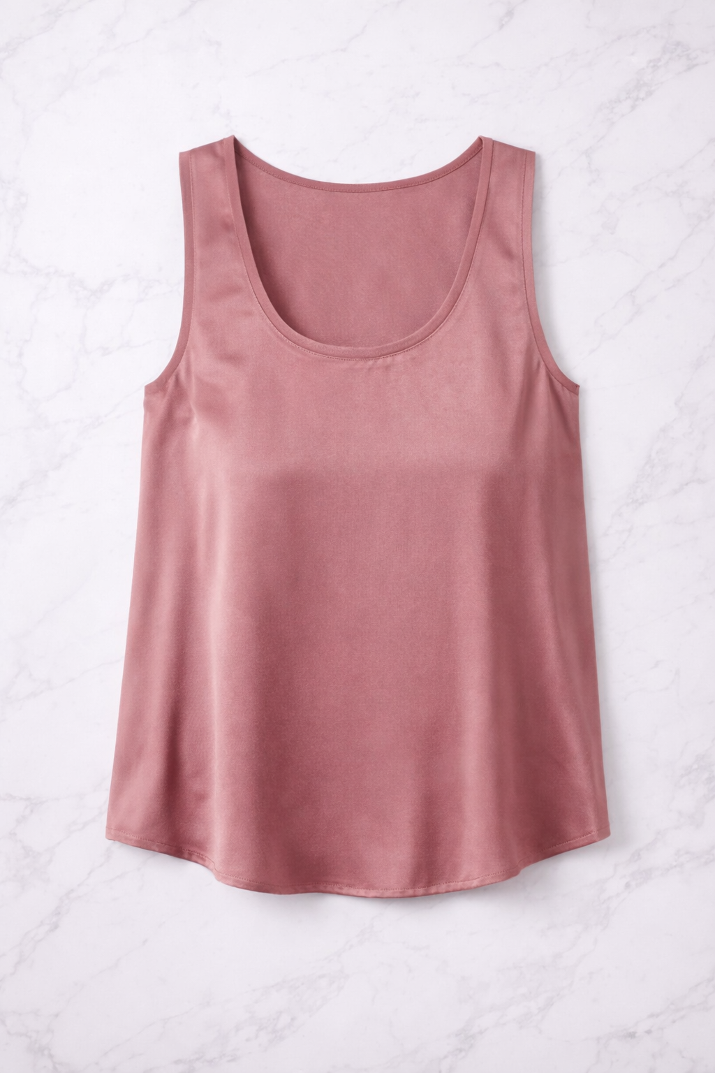 FINAL SALE|DEEP MAUVE CLASSIC SATIN TOP