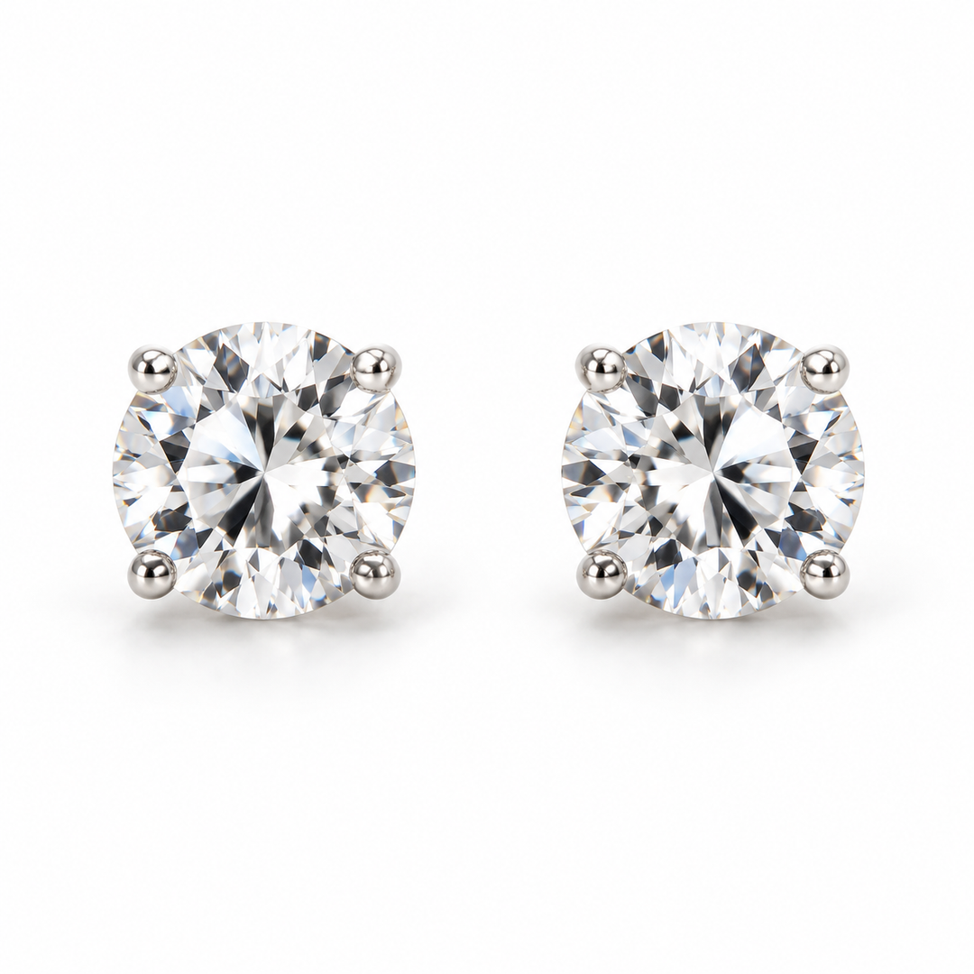 Silver Clear | Crystal Stud