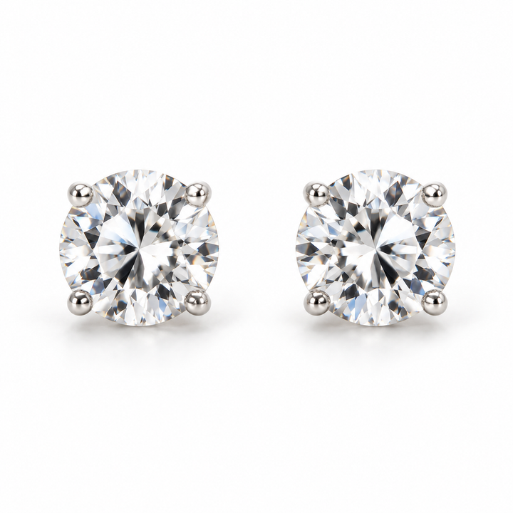 Silver Clear | Crystal Stud
