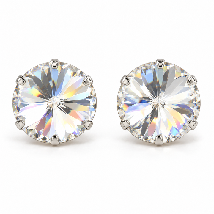 Silver Clear | Crystal Stud