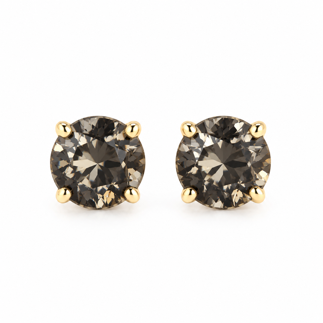 Gray | Crystal Stud