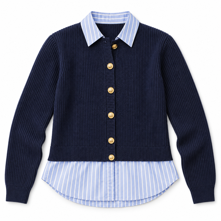 Striped Poplin | Sweater