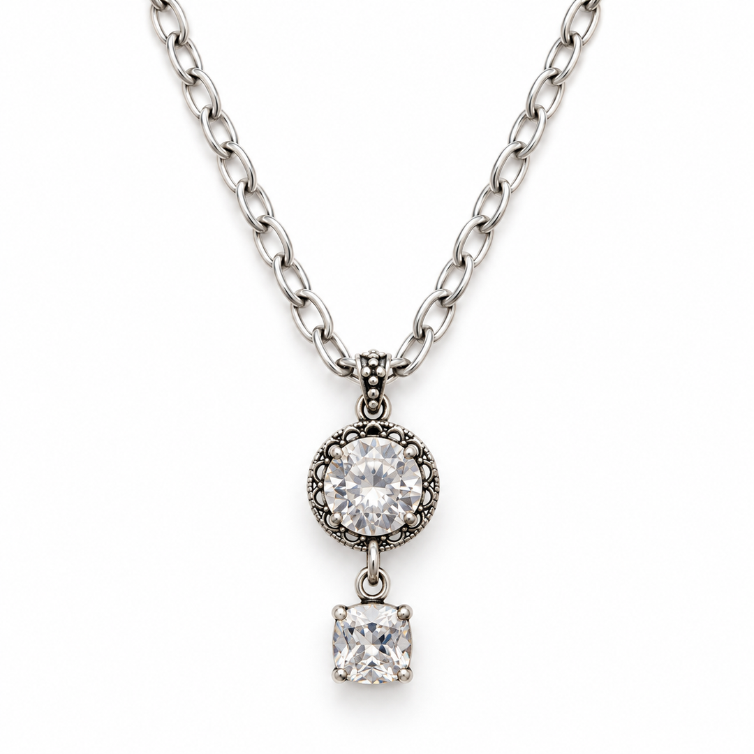 Silver Patina | Chain Necklace
