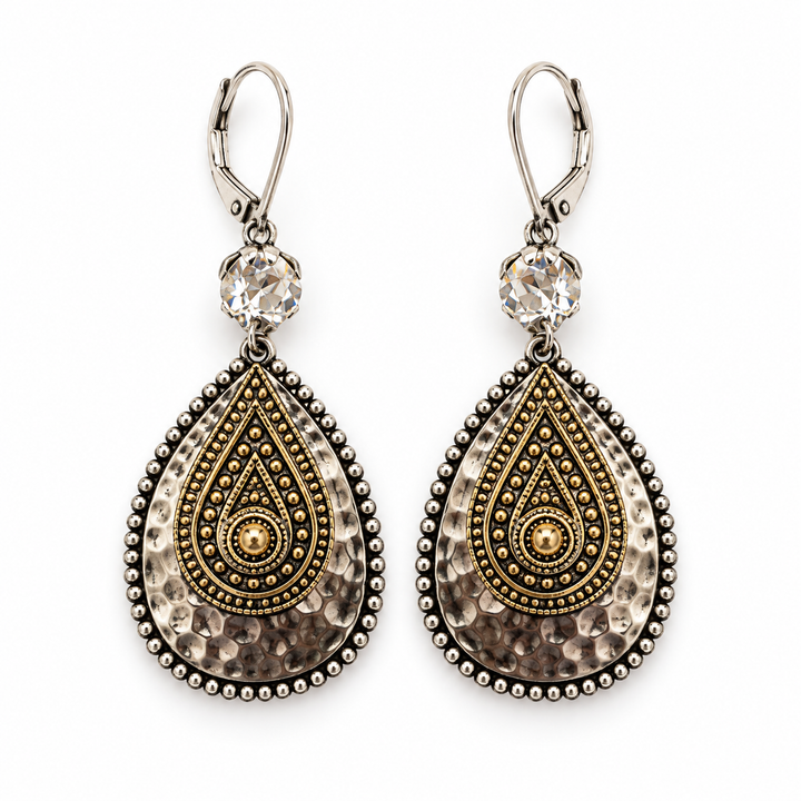 Silver Teardrop | Lever-Back