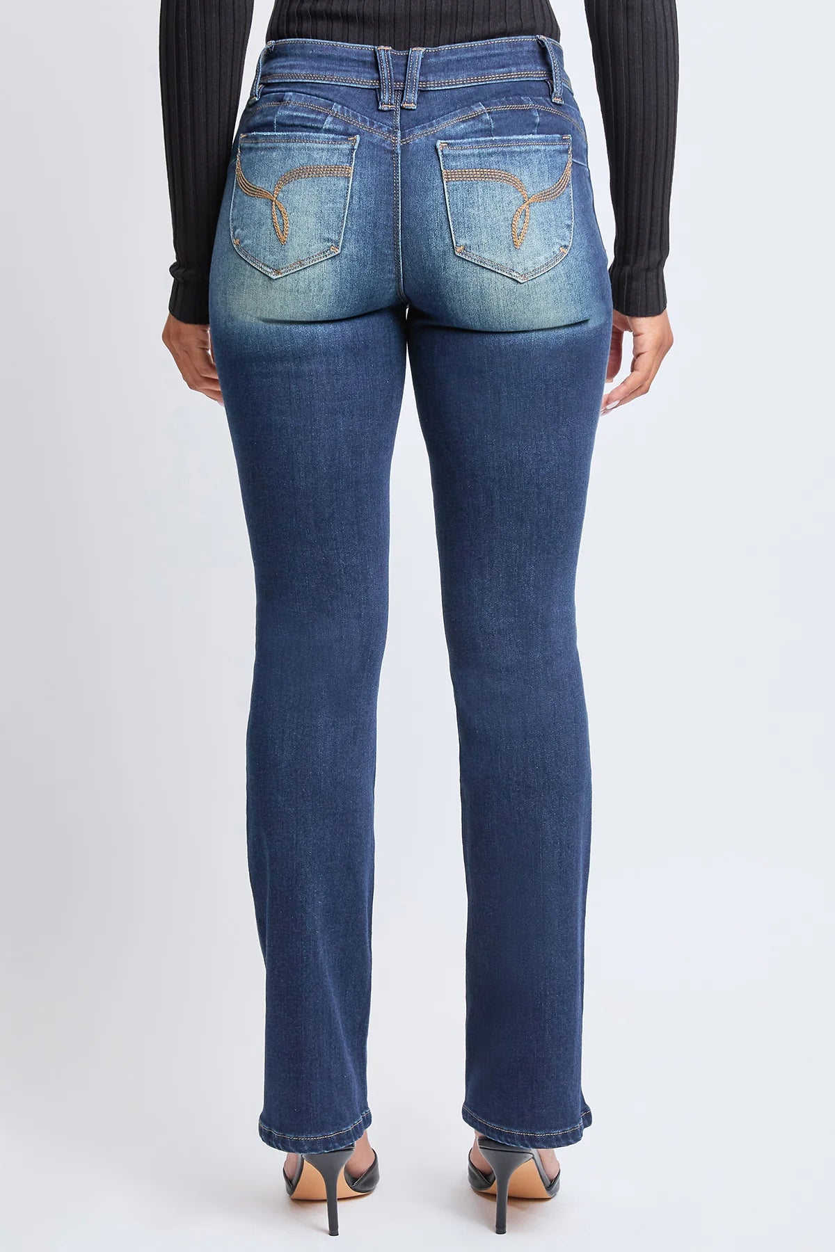 Mid Rise Bootcut Jeans