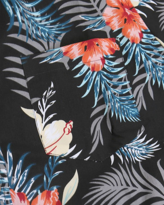 FINAL SALE|FLORAL BUTTON-UP