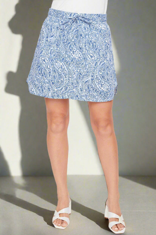 FINAL SALE: PAISLEY SKORT