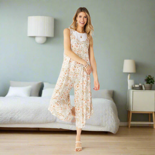FLORAL ROMPER