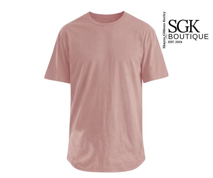 Peach | Extended Round Tee
