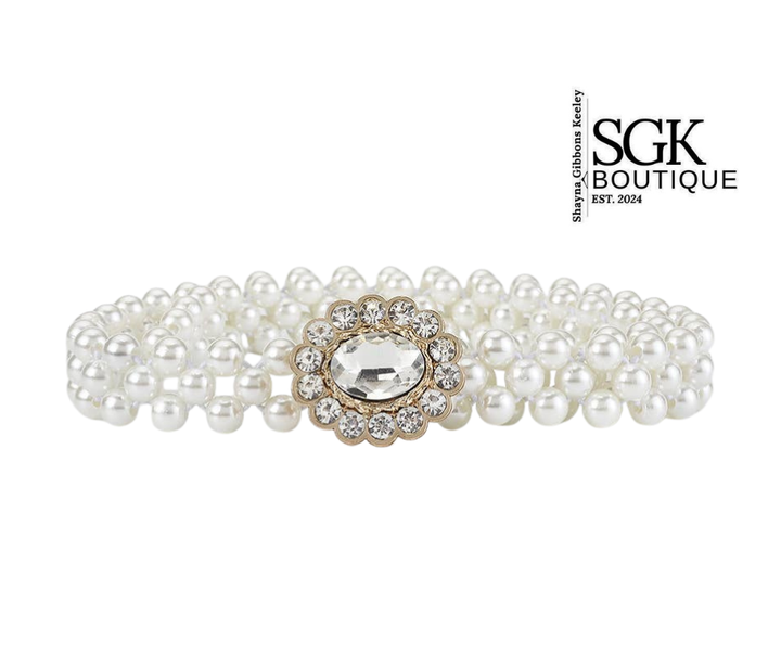 Final Sale | Pearl Stretch Belt