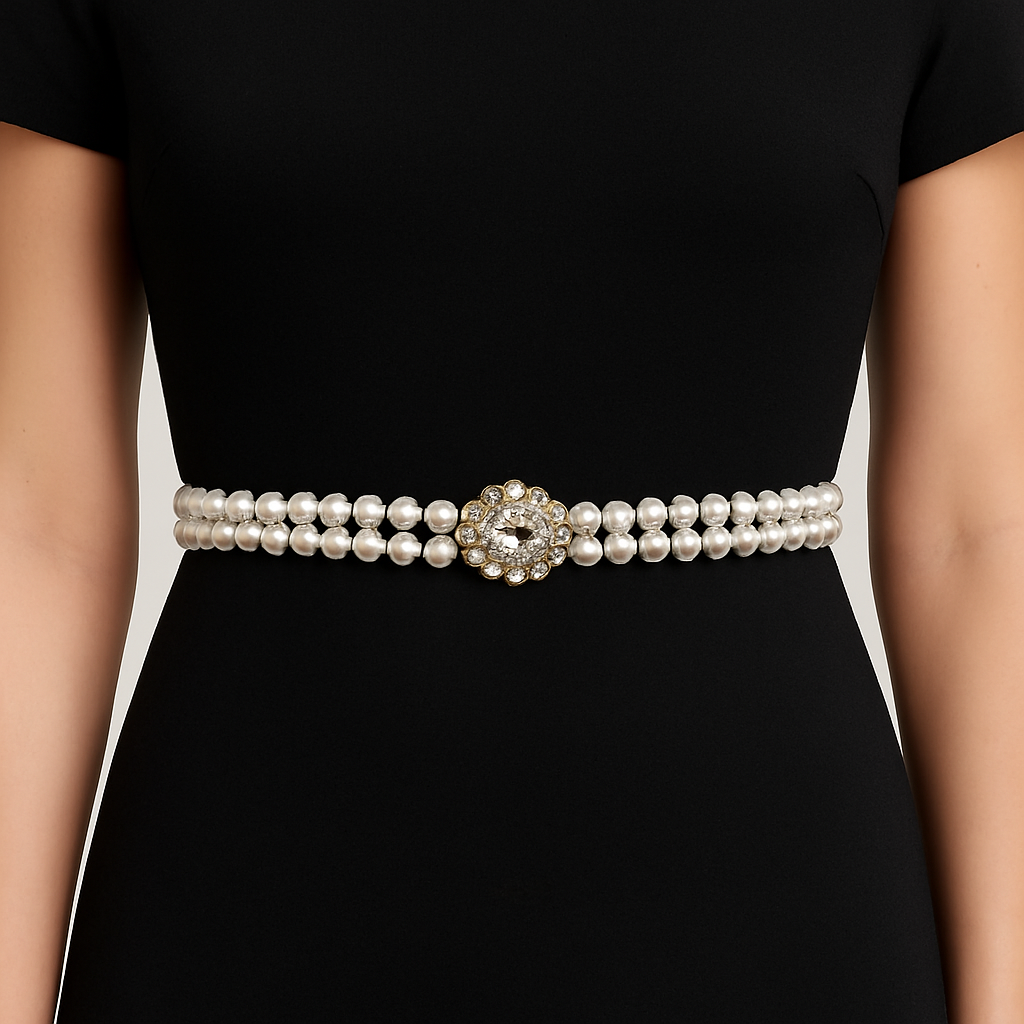 Final Sale | Pearl Stretch Belt