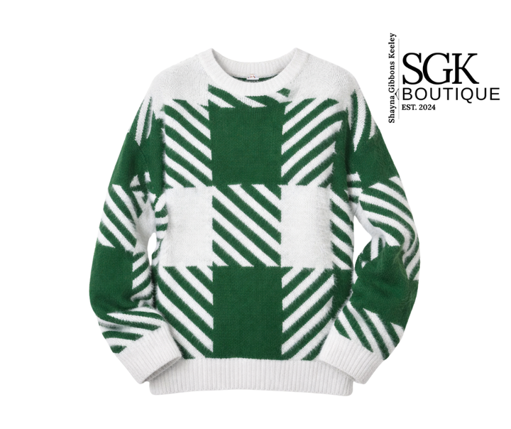 Final Sale | Plaid Sweater
