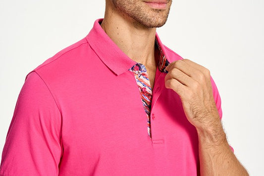FINAL SALE: Contrasting Collar Polo Shirts