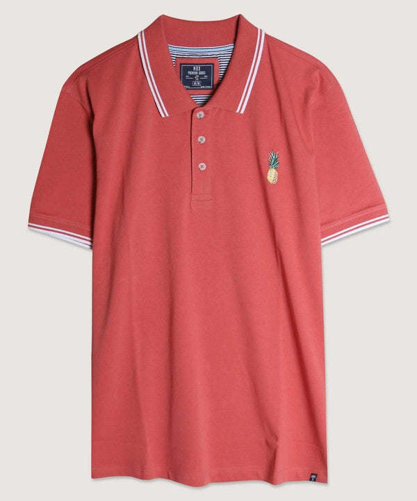 Final Sale | Pineapple Tipped Polo